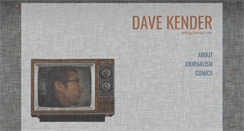 Desktop Screenshot of davekender.com